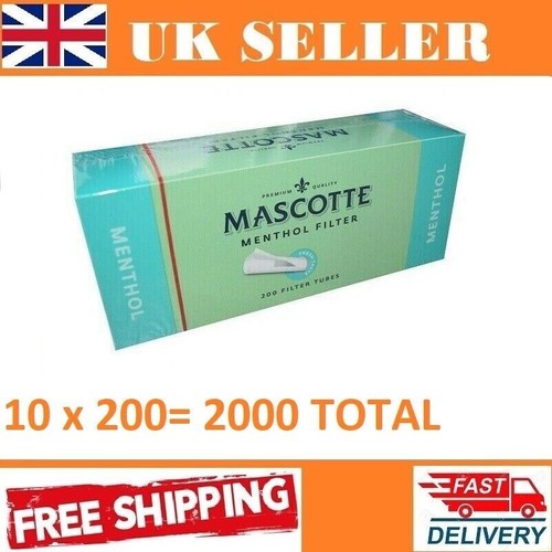 Mascotte green menthol filter - green,