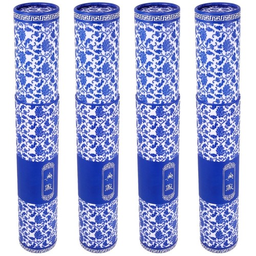Telescoping blue storage tube - blue,
