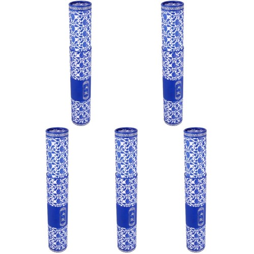 Blue telescoping paper storage - blue,