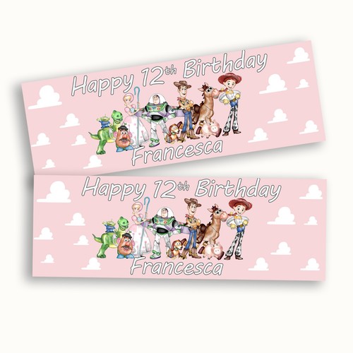 Toy story birthday banner - story,
