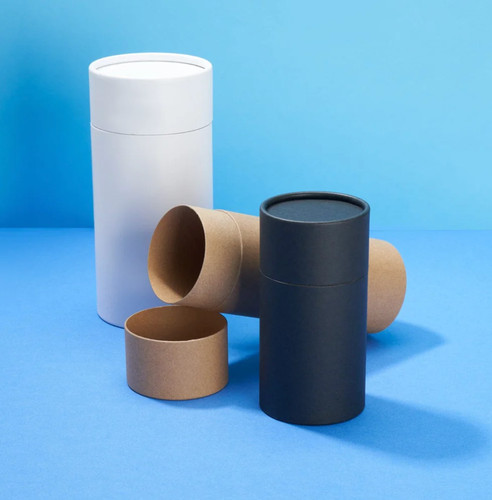 Black cardboard tubes