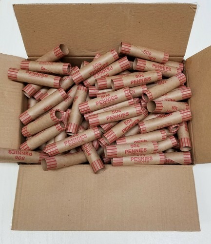 100 rolls preformed penny - rolls,