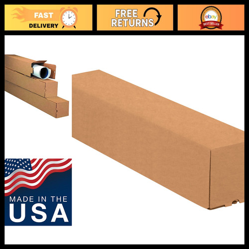 Square mailing tubes 3 x - x, 3"