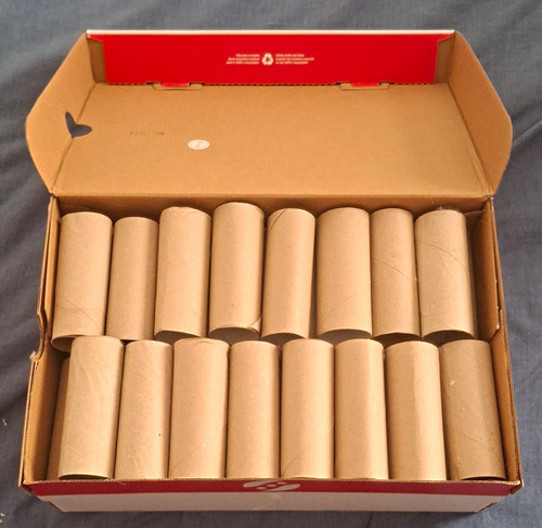 Lot empty brown - of, cardboard